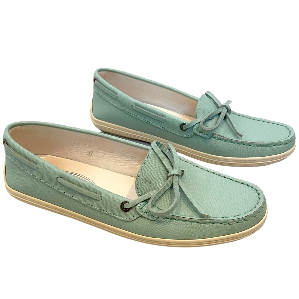 Tod’s Turquoise Loafers